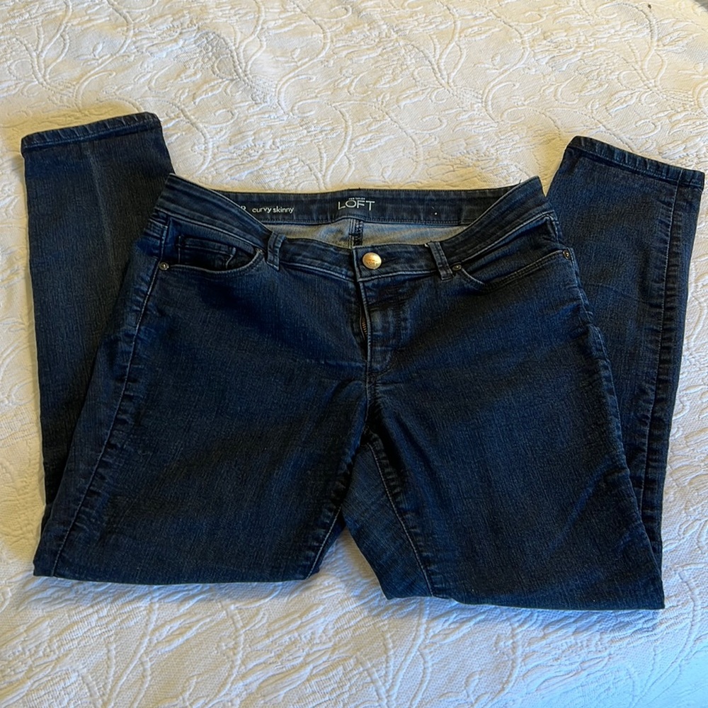🌟Loft Curvy Skinny Jeans 30/10P